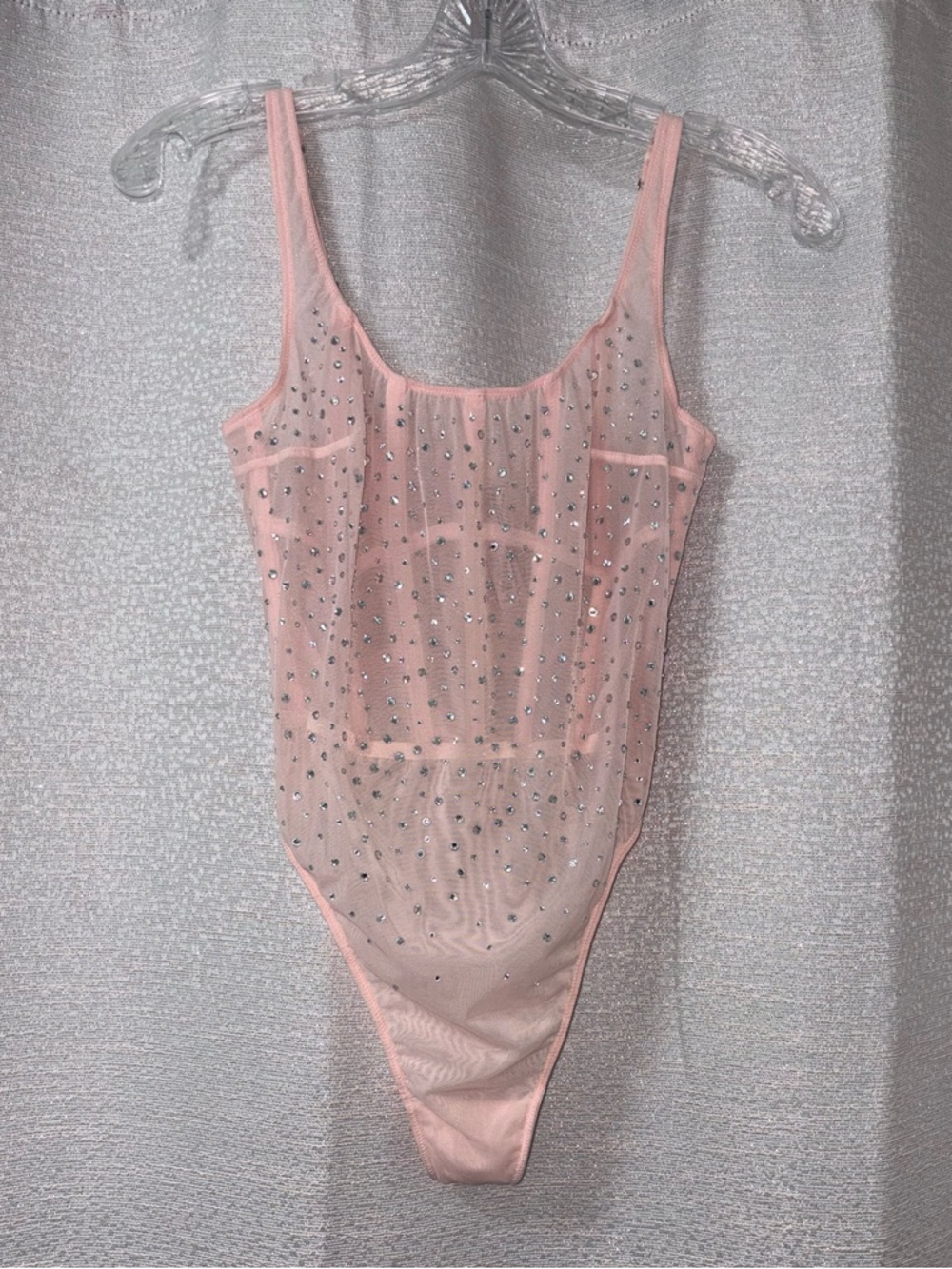 Victoria's secret Very Sexy Sugar Coated Rhinestone Wicked Corset Teddy Bodysuit